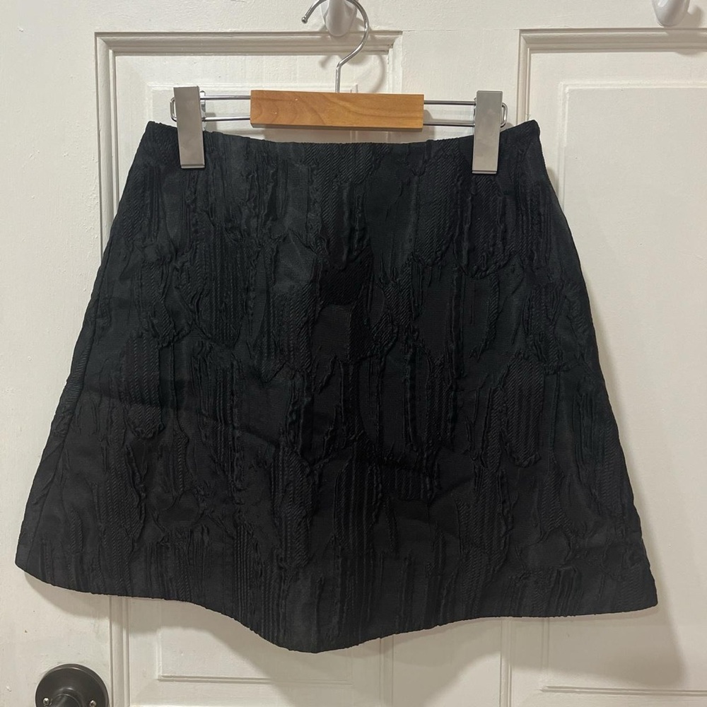 COS mini black skirt (size two)